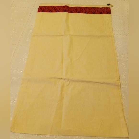 🆕 Tory Burch XXL Drawstring Logo Charm Boots Dust Bag, NWOT - Picture 4 of 7